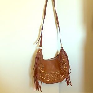 Studded and fringed Michael Kors Crossbody Bag